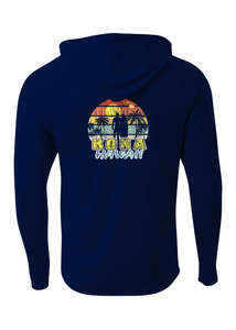 Surfer Cutout Adult Athletic Hoodie