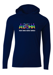 Aloha Turtle Adult Athletic Hoodie