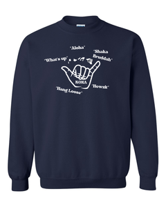 Shaka Islands Adult Crewneck