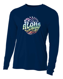 Aloha Circle Adult Athletic Long Sleeve