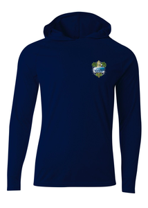 Island Surfboard Adult Athletic Hoodie