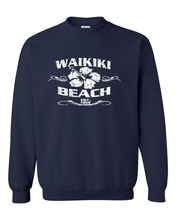 Load image into Gallery viewer, Waikiki Beach Adult Crewneck
