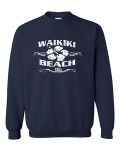 Waikiki Beach Adult Crewneck