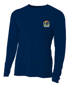 Surfer Cutout Adult Athletic Long Sleeve