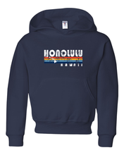 Load image into Gallery viewer, Rainbow Stripe Youth Hoodie
