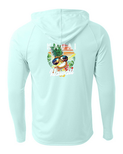 Rainbow Pineapple Adult Athletic Hoodie