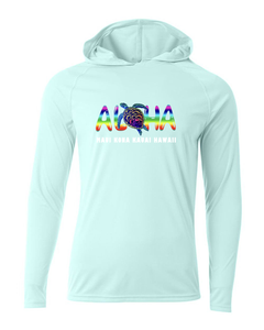 Aloha Turtle Adult Athletic Hoodie