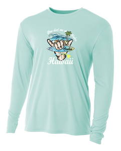 Wave Hang Loose Adult Athletic Long Sleeve