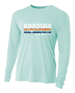 Rainbow Stripe Adult Athletic Long Sleeve