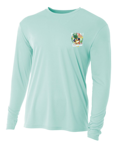 Rainbow Pineapple Adult Athletic Long Sleeve