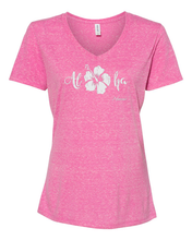 Load image into Gallery viewer, Aloha Hibiscus V-Neck
