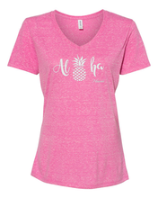 Load image into Gallery viewer, Aloha Pineapple V-Neck
