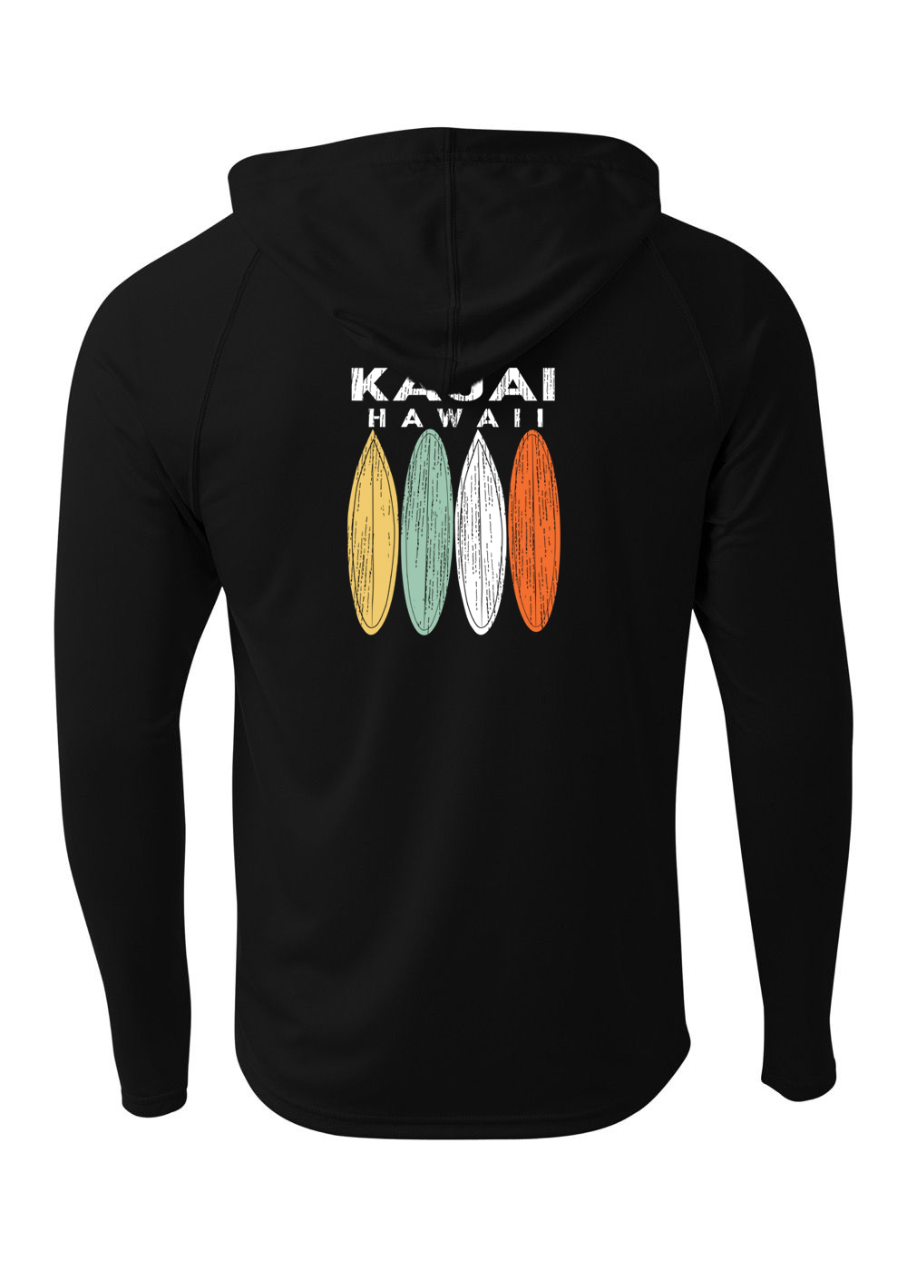 Surfboard Adult Athletic Hoodie