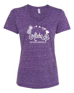 Aloha Map V-Neck