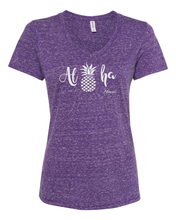 Load image into Gallery viewer, Aloha Pineapple V-Neck
