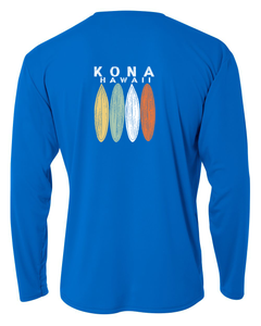 Surfboard Adult Athletic Long Sleeve