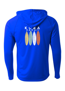 Surfboard Adult Athletic Hoodie