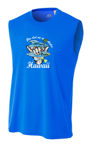 Wave Hang Loose Adult Athletic Muscle Tank