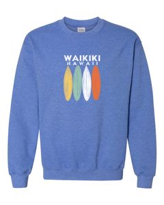 Surfboard Adult Crewneck