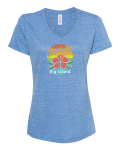 Rainbow Circle V-Neck