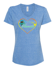 Load image into Gallery viewer, Turtle Heart on V-Neck
