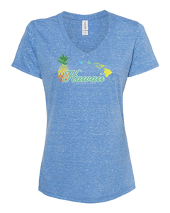 Hawaii Pineapple V-Neck