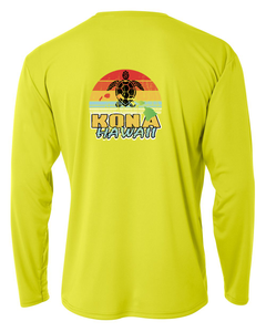 Rainbow Turtle Adult Athletic Long Sleeve