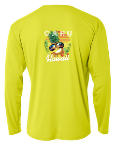 Rainbow Pineapple Adult Athletic Long Sleeve