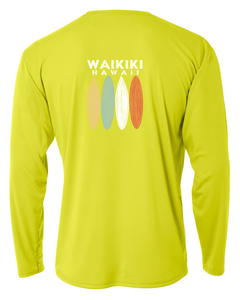 Surfboard Adult Athletic Long Sleeve