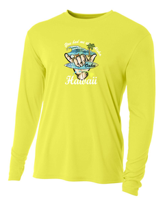 Wave Hang Loose Adult Athletic Long Sleeve