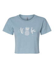 Load image into Gallery viewer, Aloha Pineapple Cropped Tee
