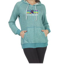 Load image into Gallery viewer, Aloha Turtle Zip Hoodie
