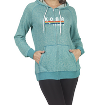 Load image into Gallery viewer, Rainbow Stripe Zip Hoodie
