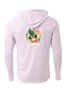 Rainbow Pineapple Adult Athletic Hoodie