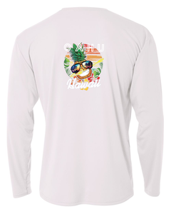 Rainbow Pineapple Adult Athletic Long Sleeve