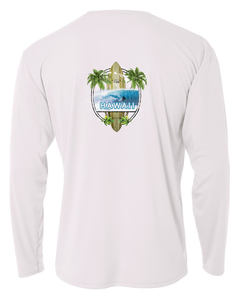 Island Surfboard Adult Athletic Long Sleeve