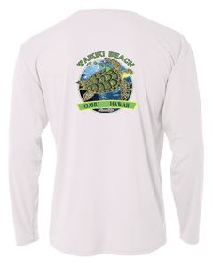 Island Beaches Adult Athletic Long Sleeve