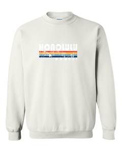 Rainbow Stripes Adult Crewneck