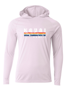 Rainbow Stripe Adult Athletic Hoodie