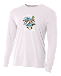 Wave Hang Loose Adult Athletic Long Sleeve