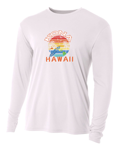 Surfboard Circle Adult Athletic Long Sleeve