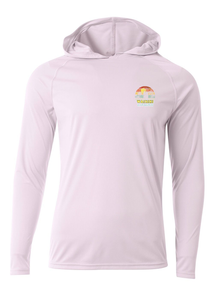 Surfer Cutout Adult Athletic Hoodie