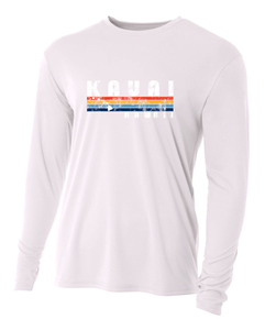 Rainbow Stripe Adult Athletic Long Sleeve