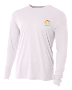 Surfer Cutout Adult Athletic Long Sleeve