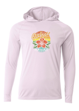 Load image into Gallery viewer, Rainbow Hibiscus Adult Athletic Hoodie
