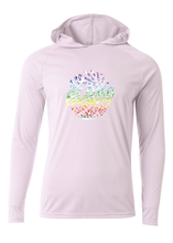 Load image into Gallery viewer, Rainbow Circle Adult Athletic Hoodie
