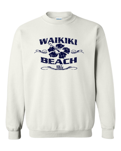 Waikiki Beach Adult Crewneck