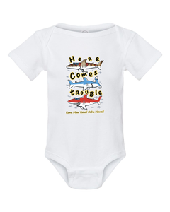 Shark Trouble Onesie