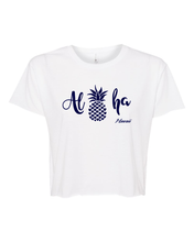 Load image into Gallery viewer, Aloha Pineapple Cropped Tee
